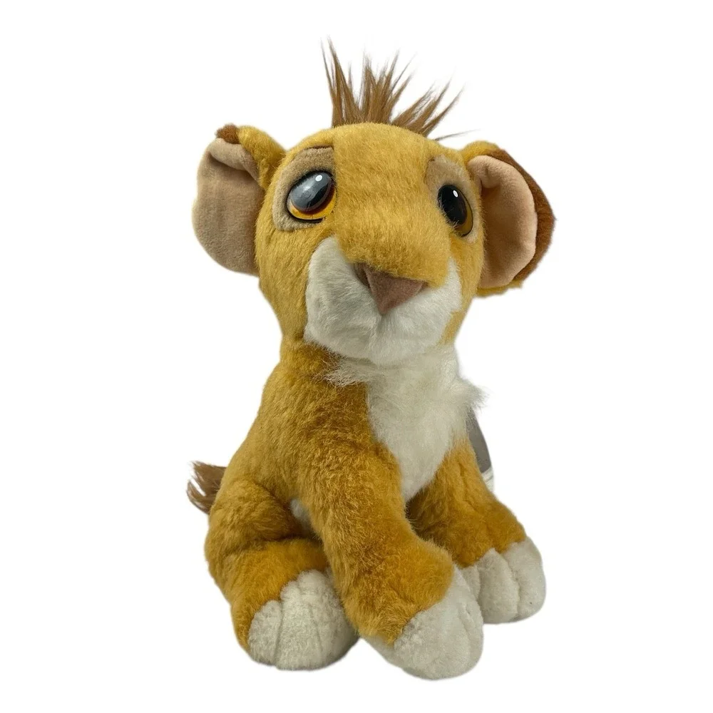 Vintage Simba Plush Disney 1993 Mattel The Lion King Soft Lion Cub Toy